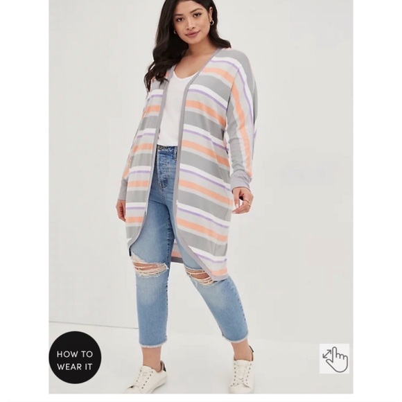 Torrid cocoon kimono - Picture 5 of 5